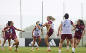 Alexia Putellas entrenando con la Selección Española