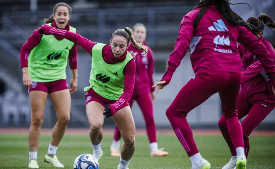 Selección Española entrena