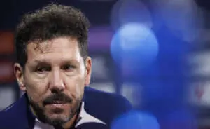 Diego Pablo Simeone, técnico del Atlético de Madrid