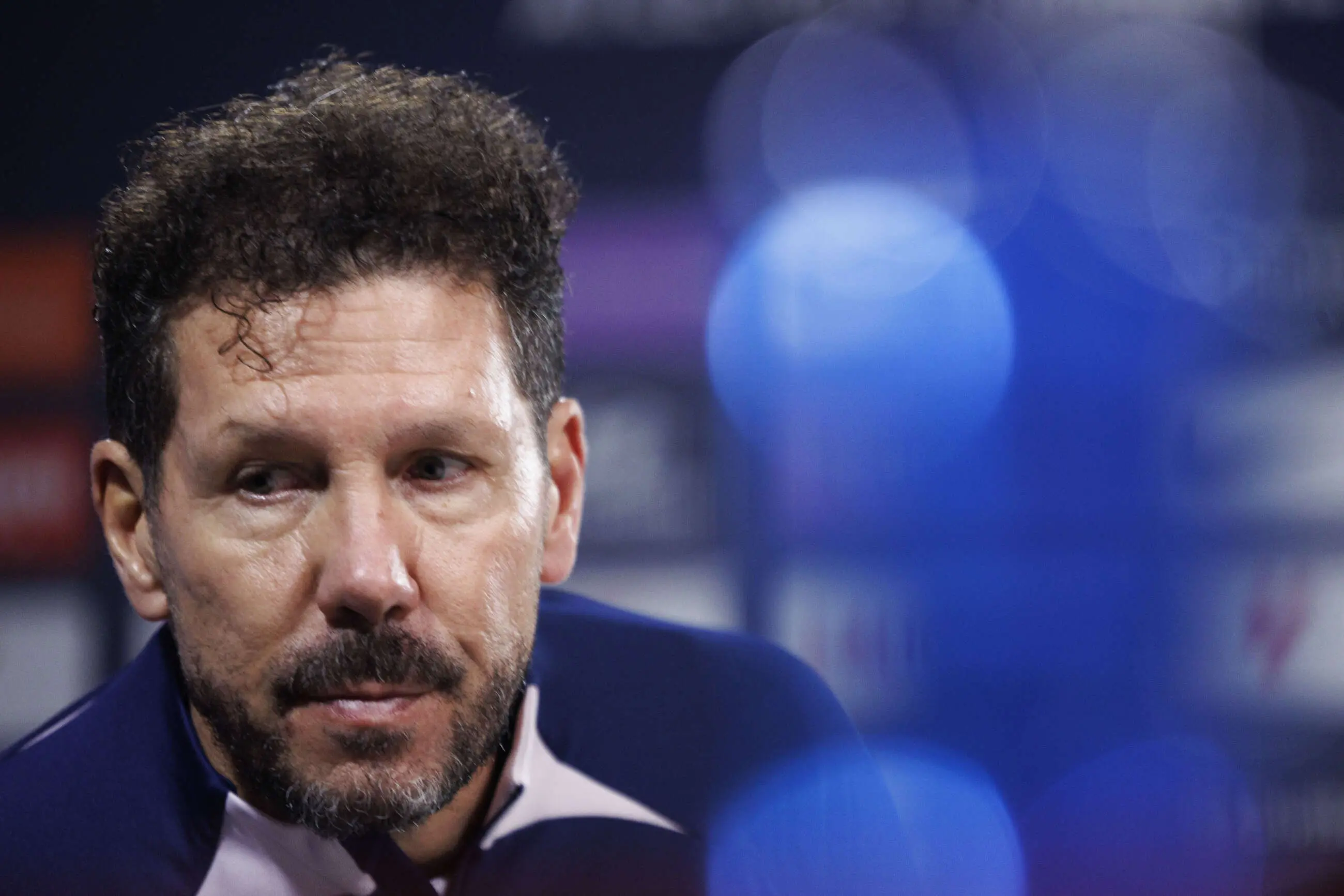 Diego Pablo Simeone, técnico del Atlético de Madrid