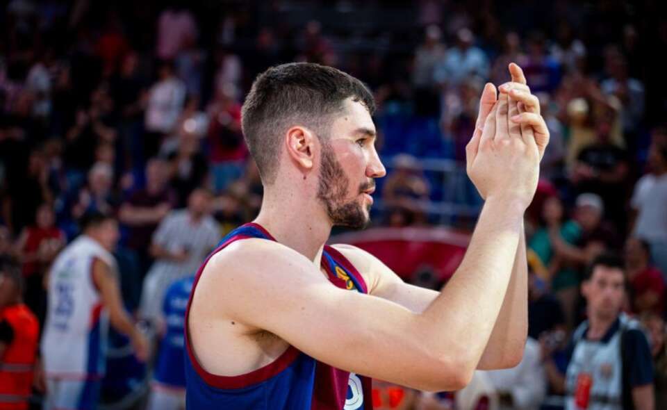 Darío Brizuela, jugador del Barça. Foto: @basquemamba.